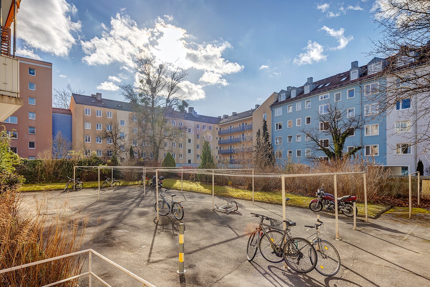 Apartamento de 1 habitación | München-Sendling | 2201ML3 | Blick zum ruhigen Innenhof