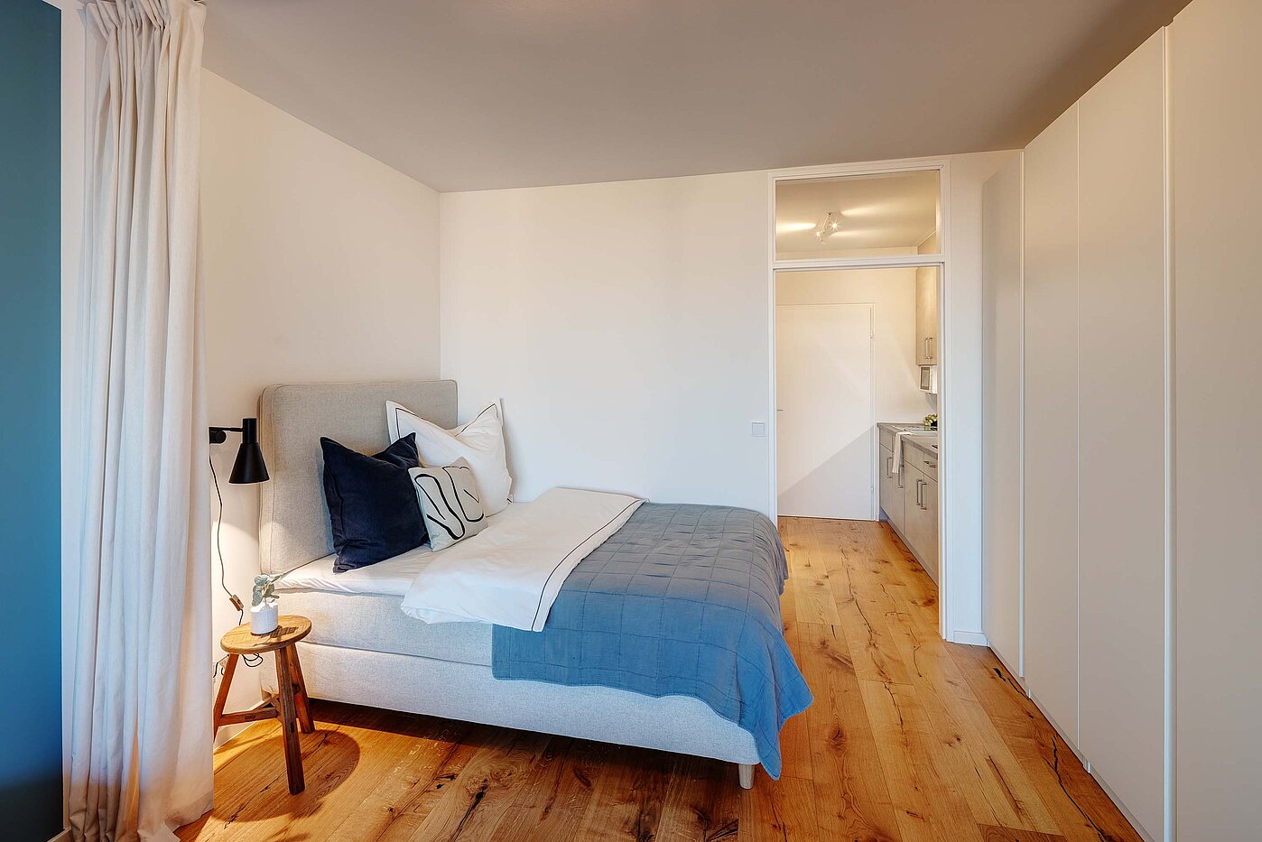 Apartamento de 1 habitación | München-Bogenhausen | 70457 | Gemütliches Bett
