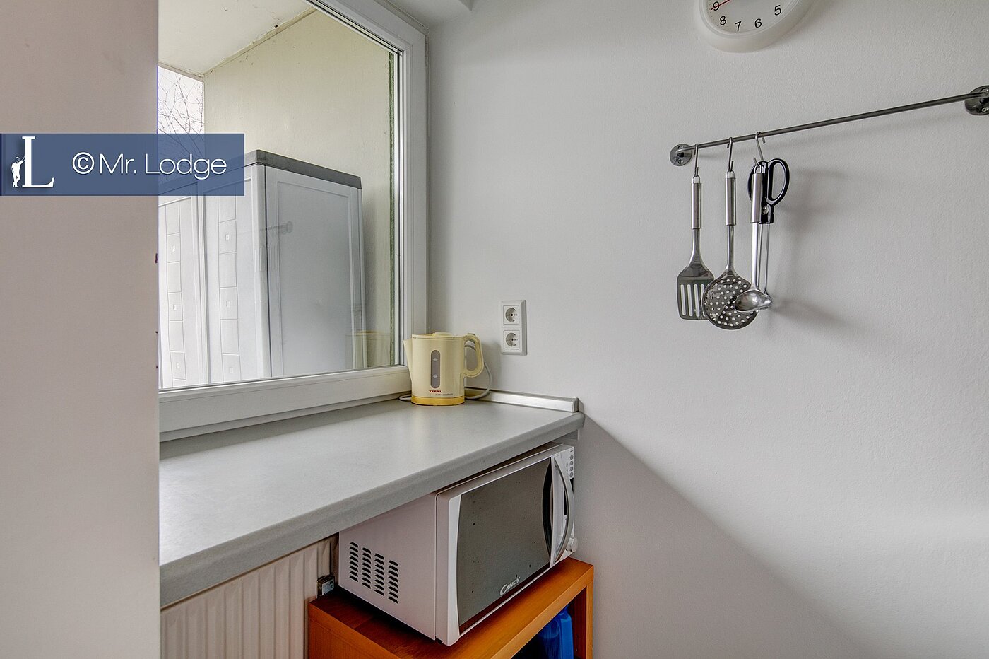 Apartamento de 1 habitación | München-Milbertshofen | 1710ML5 | Küche mit Fenster