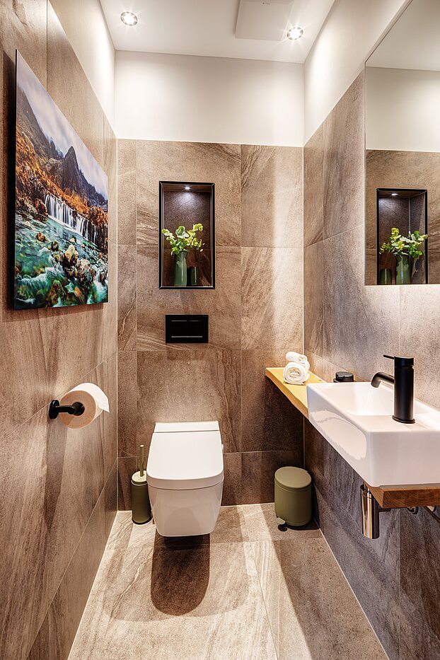 Piso en planta baja de 3 habitaciones | Bad Wiessee | 70053 | Gäste WC