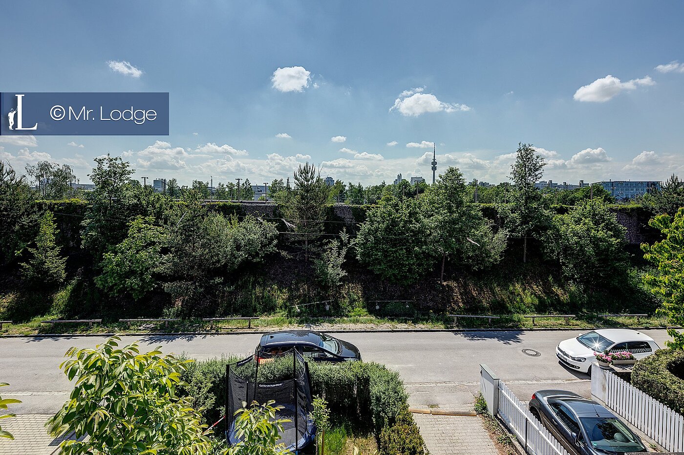 Piso ático de 3 habitaciones | München-Hasenbergl | 1803D9 | Blick vom Balkon