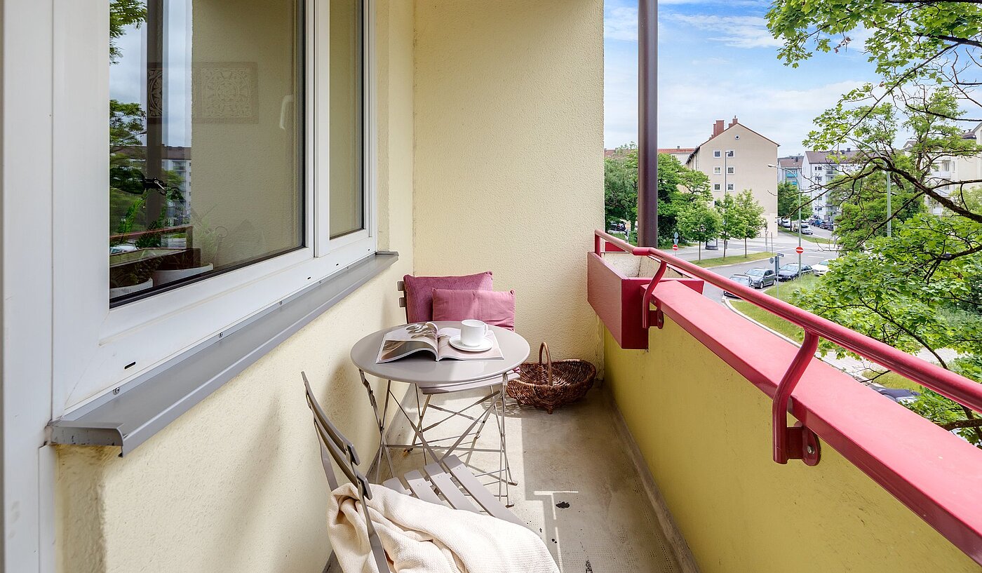 Apartamento de 1 habitación | München-Obergiesing | 1903ML2 | Sonniger Balkon
