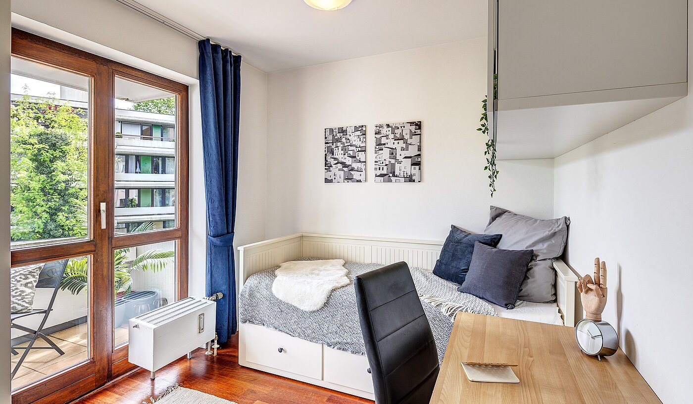 Apartamento de 3 habitaciones | München-Schwabing | 2202ML12 | Blick ins Kinderzimmer...