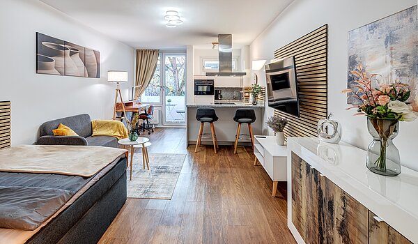 Apartment de 1 habitación | München-Milbertshofen | 70183 | Schlaf- Wohnraum