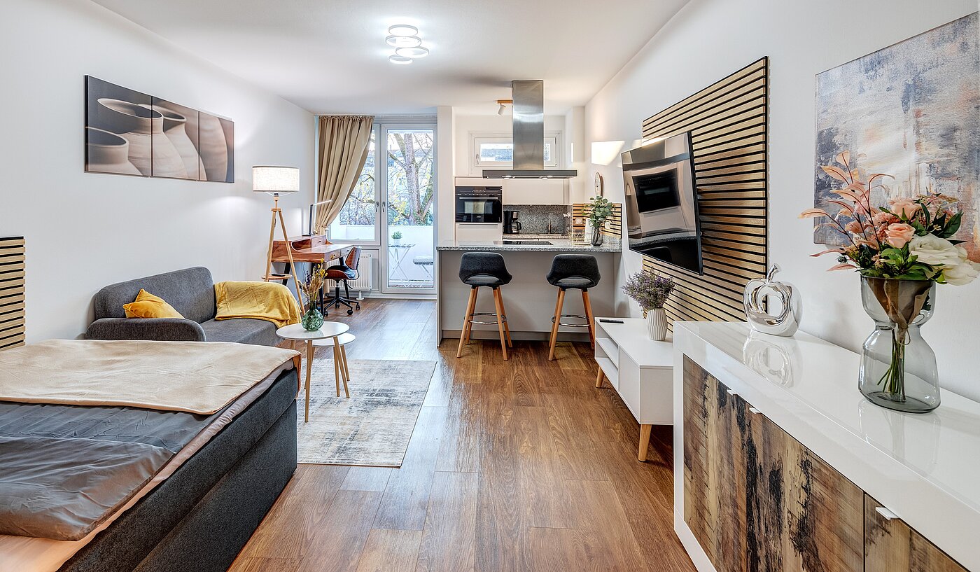 Apartment de 1 habitación | München-Milbertshofen | 70183 | Schlaf- Wohnraum