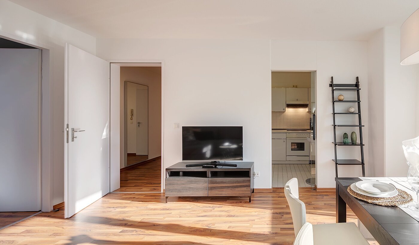 Apartamento de 2 habitaciones | München-Oberföhring | 2007ML8 | Blick zur Küche