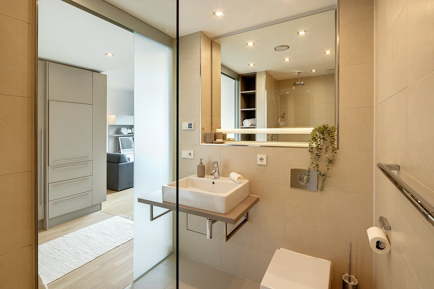 Apartment de 1.5 habitaciones | München-Bogenhausen | 70233 | ...bodengleicher Dusch