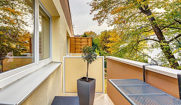 Apartment de 1 habitación | 70478 | Sonniger Balkon