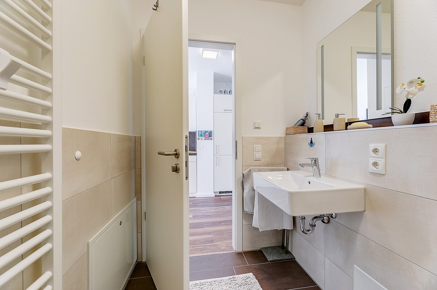 Piso en planta baja de 1 habitación | München-Milbertshofen | 2202ML8 | ...und Handtuchheizkörper