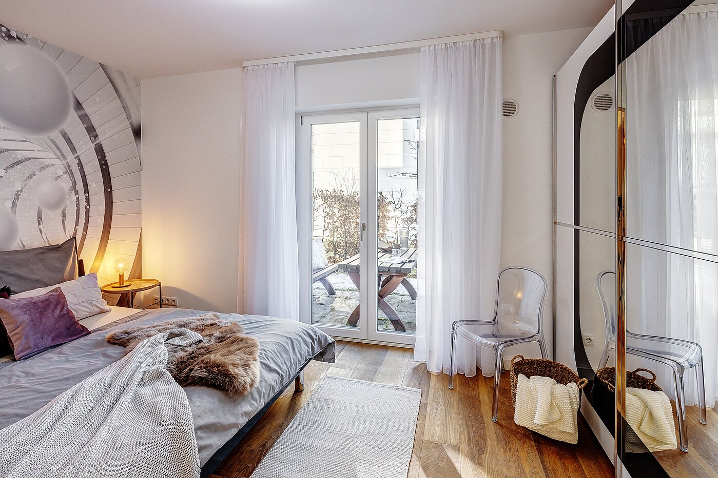 Piso en planta baja de 2 habitaciones | München-Riem | 2201ML1 | Schlafzimmer mit...