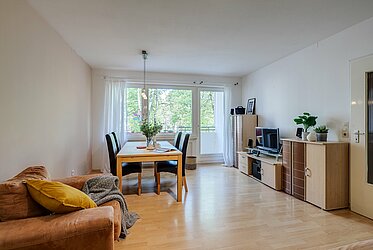 Perlach: piso de 2 habitaciones con 60 m² - idealmente dividido