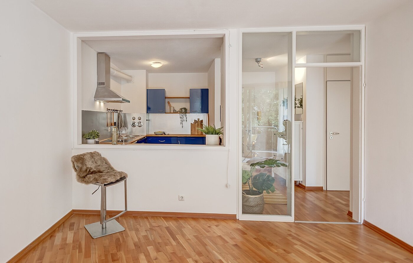 Apartamento de 2 habitaciones | München-Schwabing | 2109ML3 | Blick zur Küche