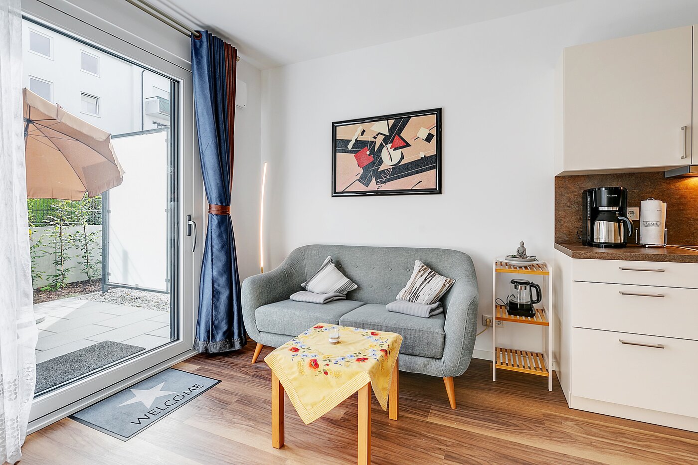 Piso en planta baja de 1 habitación | München-Milbertshofen | 2202ML8 | ...mit Zugang zur Terrasse