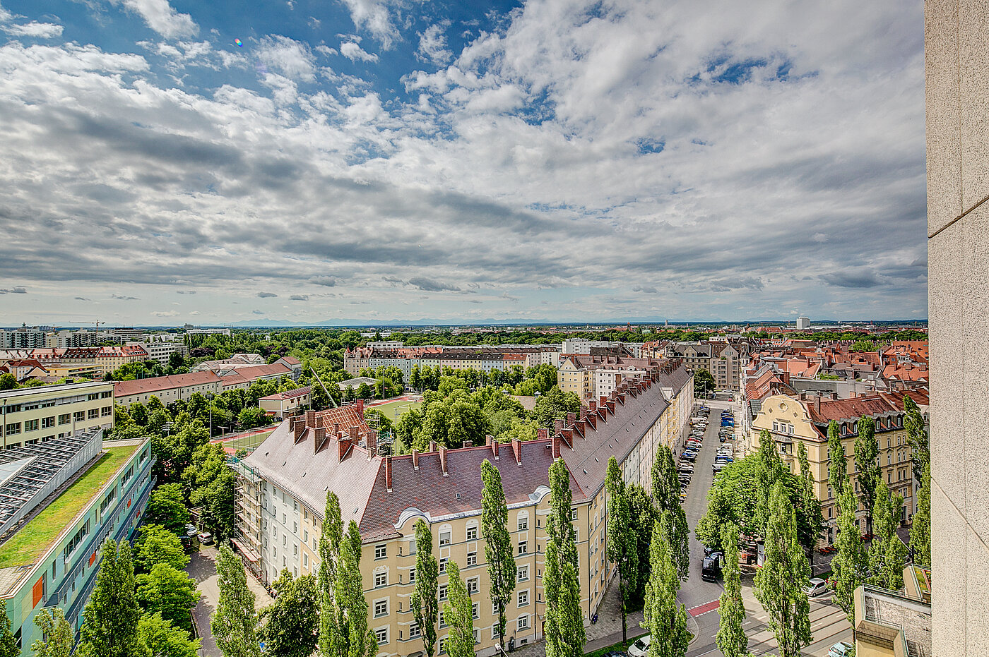 Apartment de 1 habitación | München-Haidhausen | 70275 | Blick vom Balkon