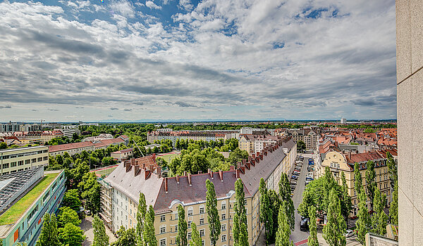 Apartment de 1 habitación | München-Haidhausen | 70275 | Blick vom Balkon