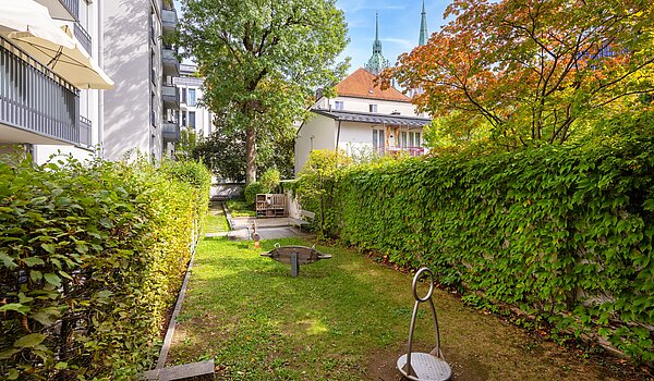 Apartamento de 3 habitaciones | München-Ludwigsvorstadt | 70488 | ...ruhigen Garten