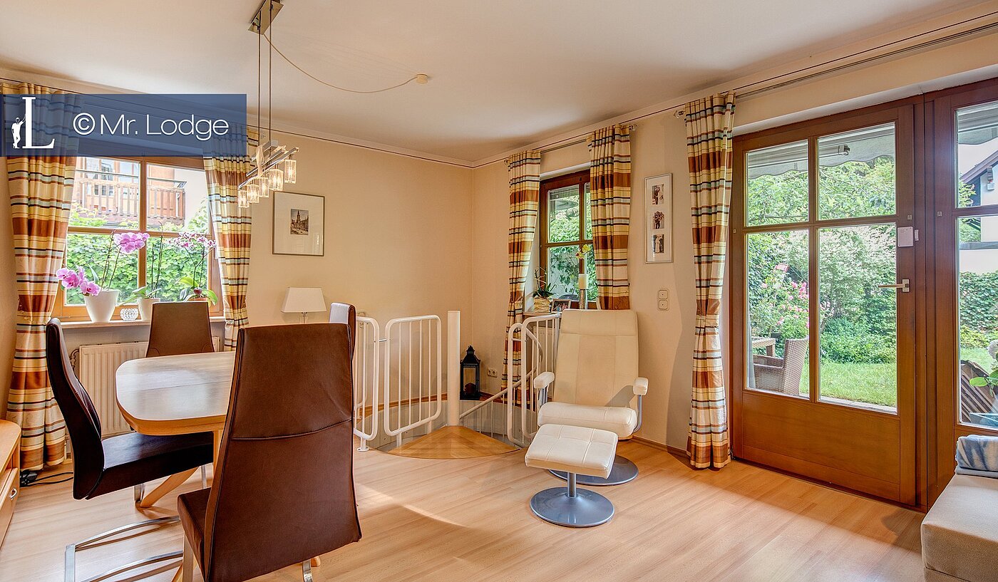 Piso en planta baja de 2 habitaciones | München-Lochhausen | 1706ML1 | Wohnen/Essen/Süd-Terrasse