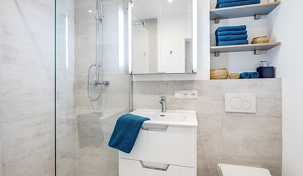 Piso en planta baja de 2 habitaciones | München-Moosach | 70462 | Badezimmer
