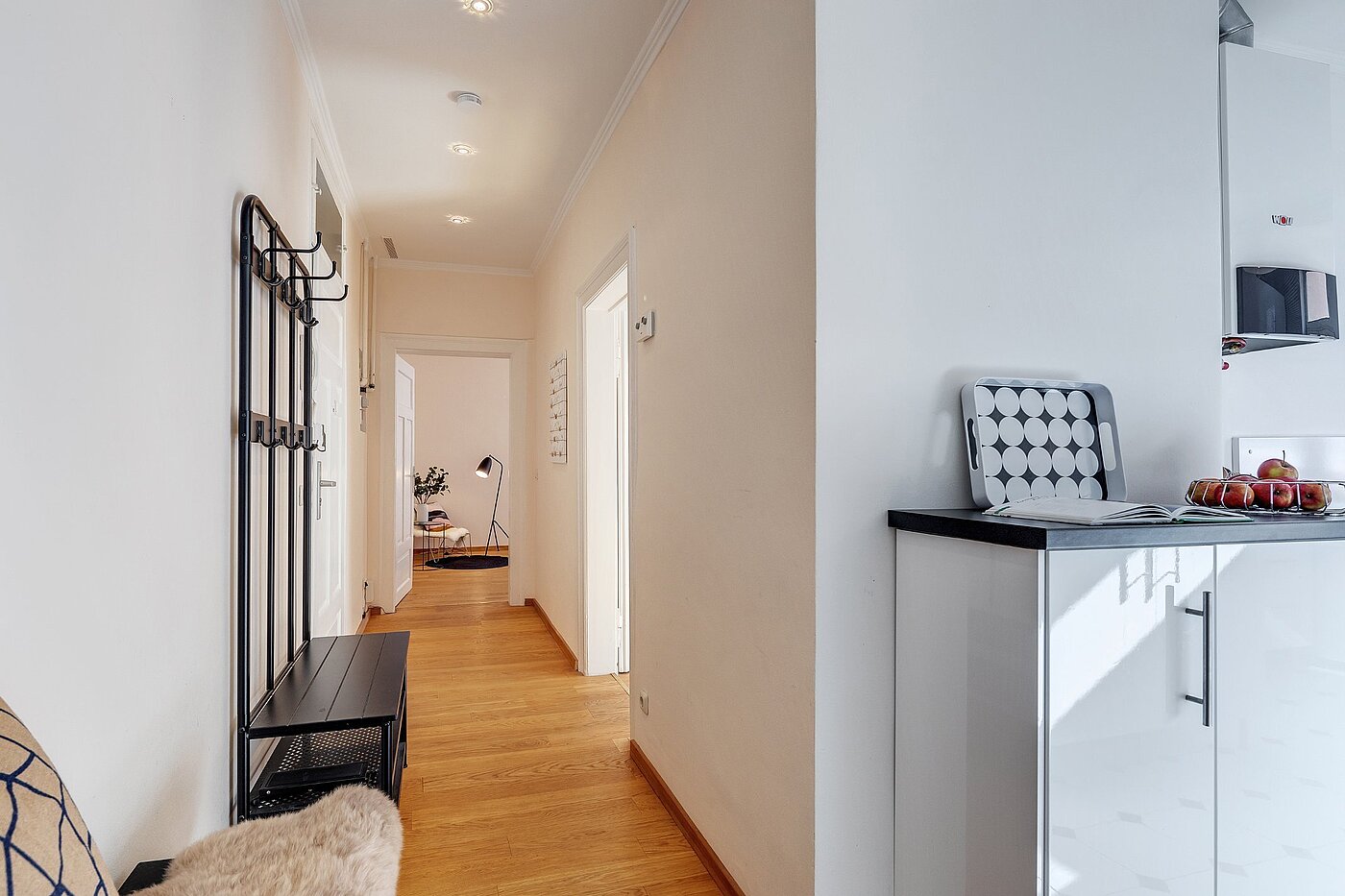 Apartamento de 2 habitaciones | München-Neuhausen | 1910ML1 | Blick zum Wohnzimmer