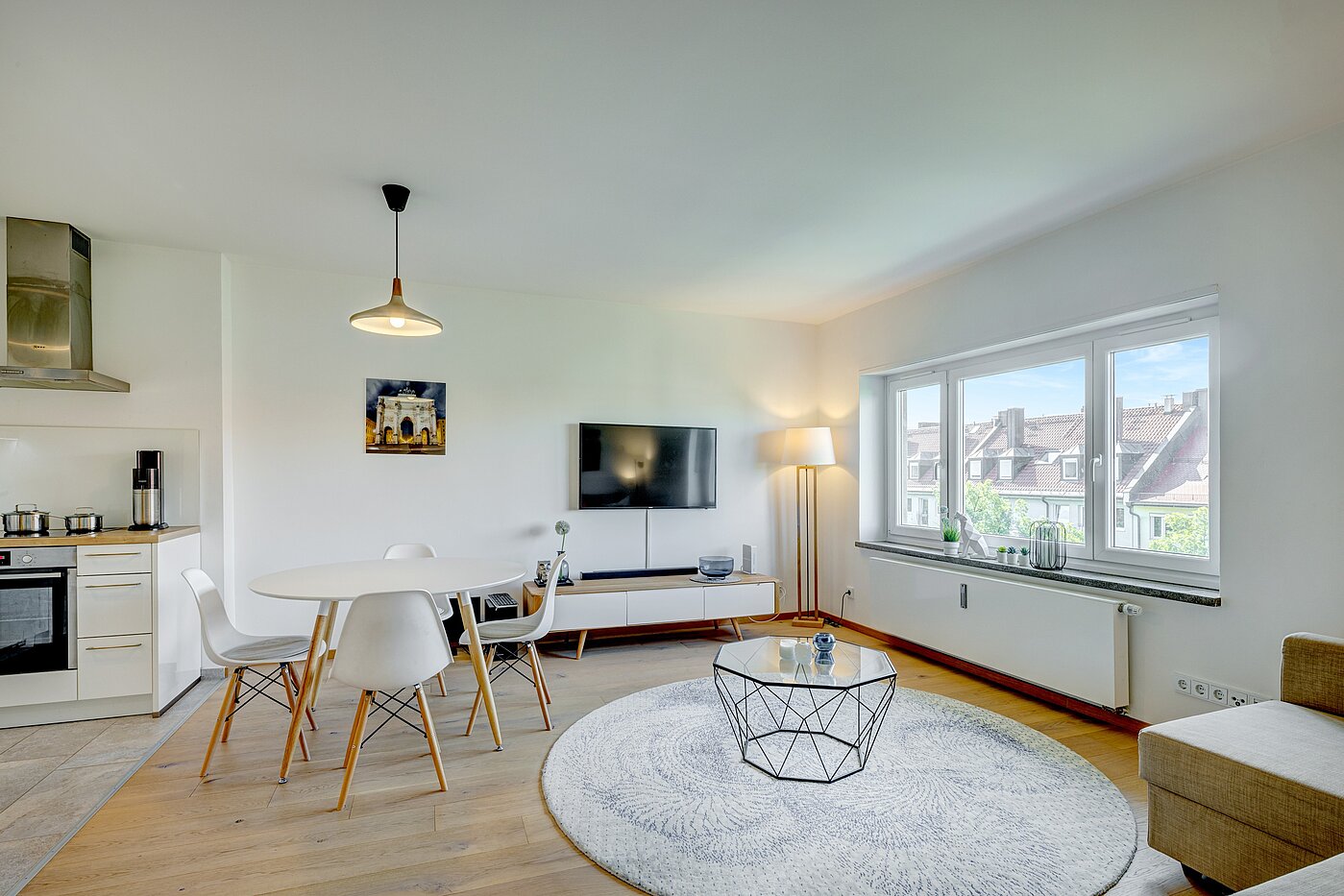 Apartment de 1 habitación | München-Schwabing | 70198 | Gemütlicher Essbereich