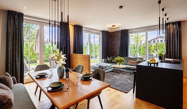 Piso en planta baja de 3 habitaciones | Bad Wiessee | 70053 | Wohnen/Essen/Kochen