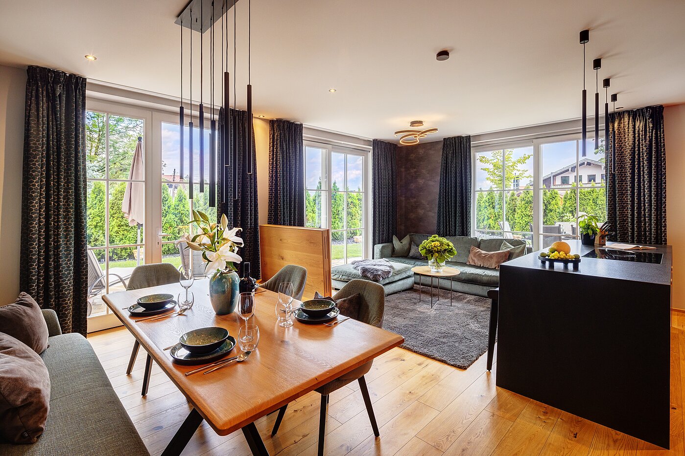 Piso en planta baja de 3 habitaciones | Bad Wiessee | 70053 | Wohnen/Essen/Kochen