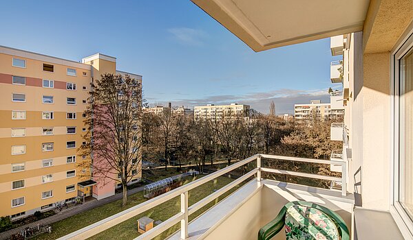 Apartment de 1 habitación | München-Feldmoching | 70484 | Balkon
