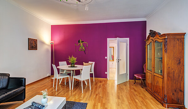 Piso en planta baja de 2 habitaciones | München-Schwabing | 70394 | Essbereich