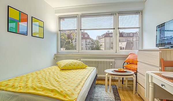 Apartment de 1 habitación | München-Ludwigsvorstadt | 70469 | Schlafen