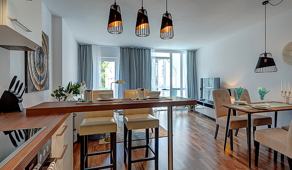 Apartamento de 2 habitaciones | München-Schwabing | 70434 | ...und Frühstückstheke