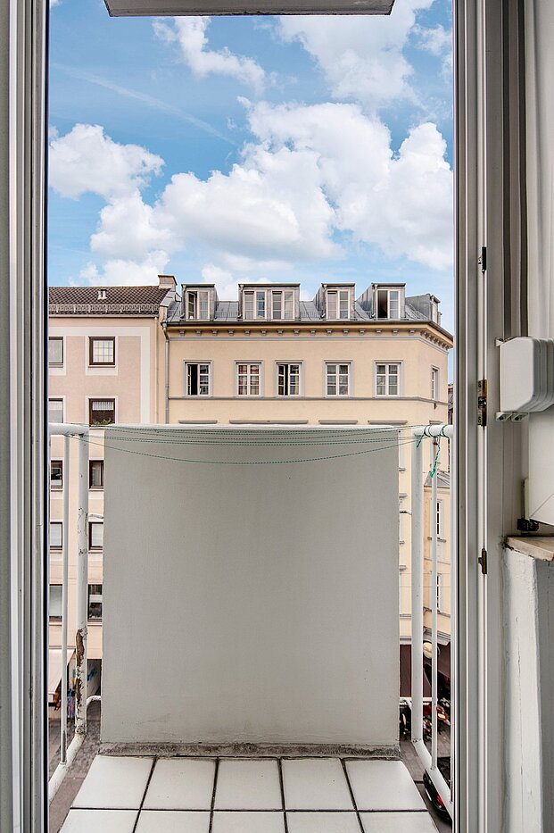 Apartamento de 1 habitación | München-Maxvorstadt | 2105ML7 | Minibalkon...