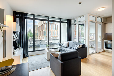 Bogenhausen: elegante apartamento con jardín de invierno - libre