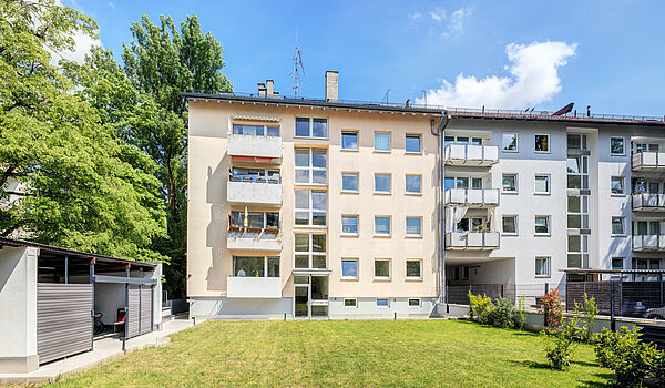 Apartamento de 2 habitaciones | München-Sendling-Westpark | 70413 | Gartenansicht