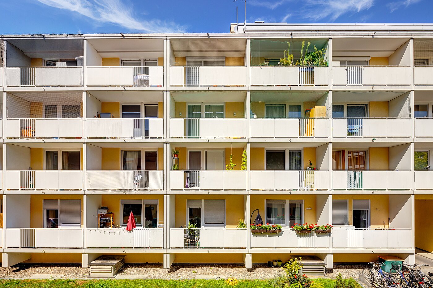 Apartamento de 1 habitación | München-Berg am Laim | 70064 | Ansicht vom Innenhof