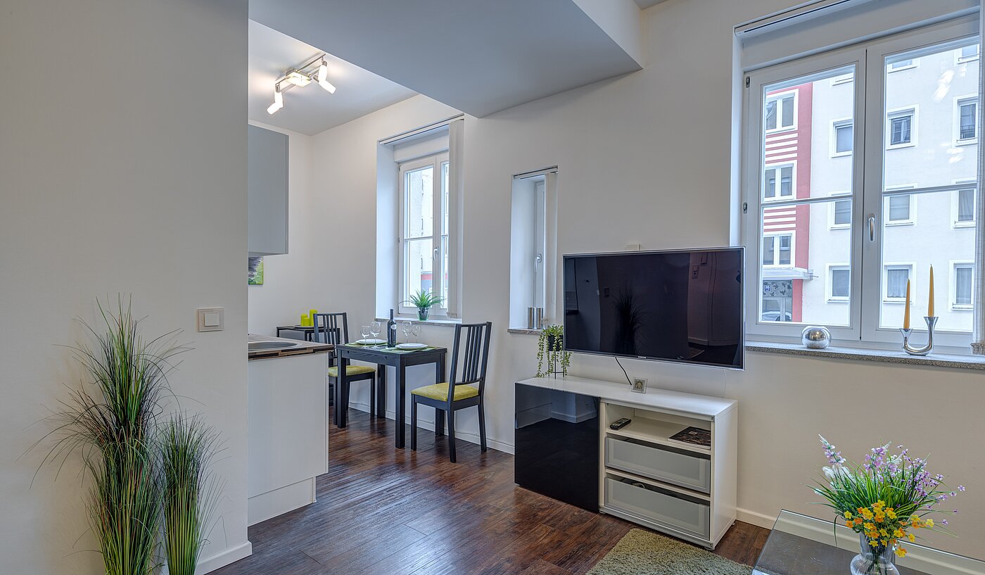 Apartamento de 1 habitación | München-Neuhausen | 70235 | Blickrichtung Küche