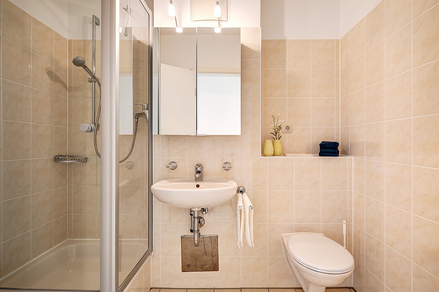 Apartamento de 4 habitaciones | 1709ML3 | Duschbad mit Gäste-WC