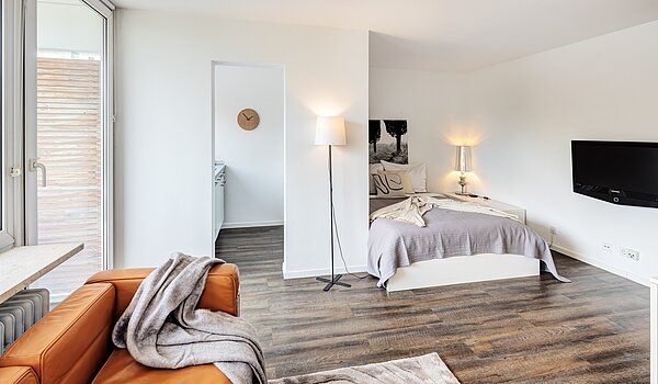 Apartamento de 1 habitación | München-Neuhausen | 702271 | ...behaglicher Schlafnische