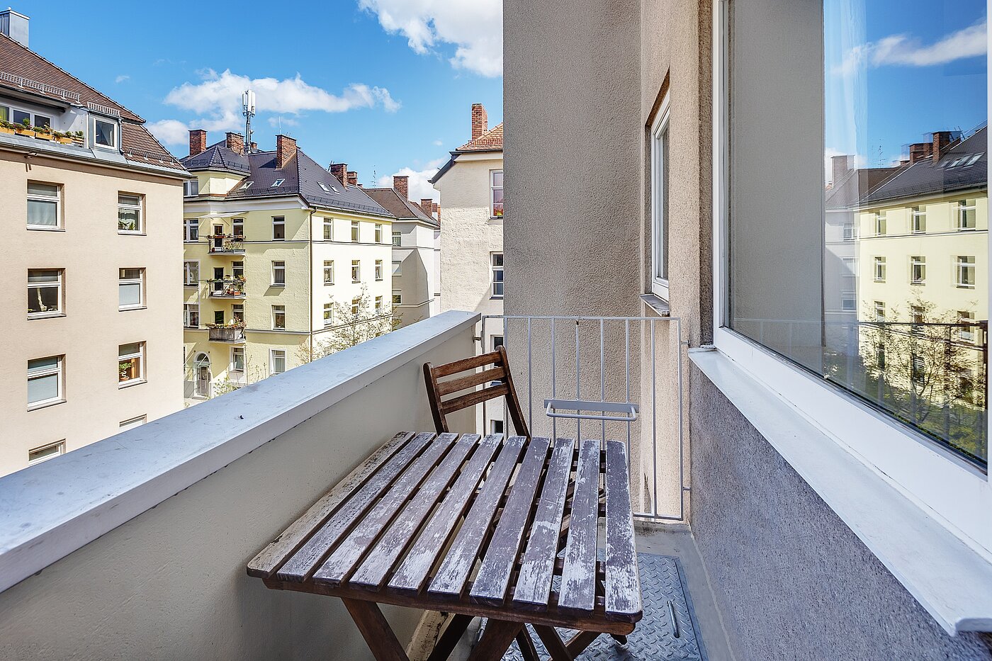 Apartamento de 1.5 habitaciones | München-Schwanthalerhöhe | 2211ML8 | Balkon zum Innenhof