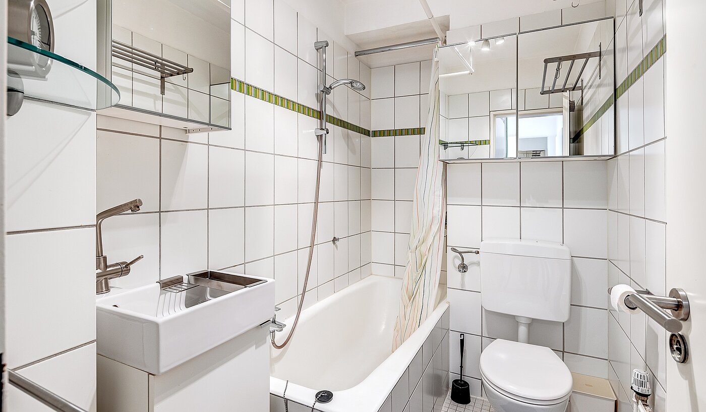 Apartment de 1 habitación | München-Haidhausen | 70242 | ...Badewanne