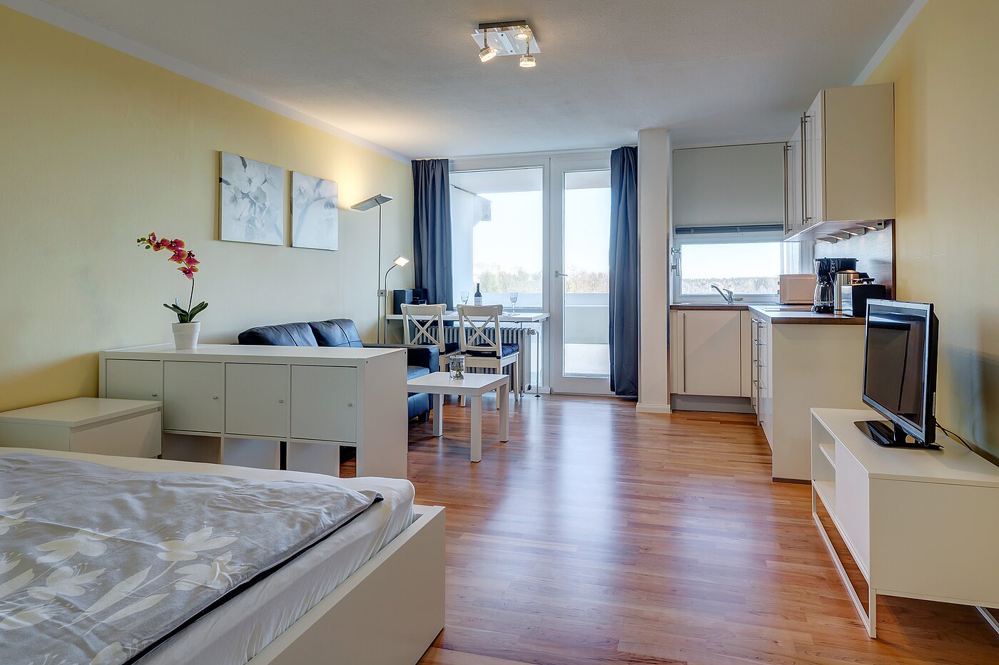 Apartment de 1 habitación | 70308 | Wohn- und Schlafbereich