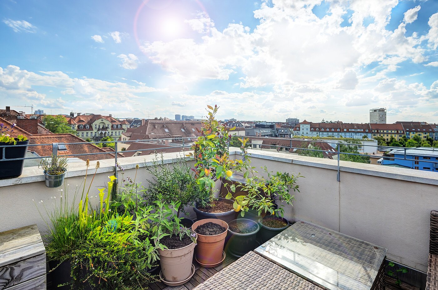 Apartamento de 5 habitaciones | München-Neuhausen | 70140 | Sonnige Dachterrasse