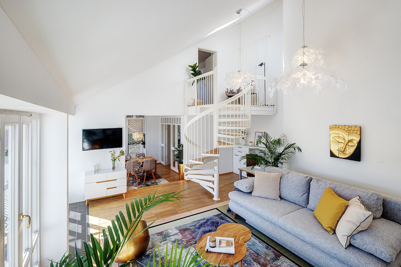 Piso dúplex  de 2.5 habitaciones | München-Haidhausen | 701172 | Blick zum Essbereich...