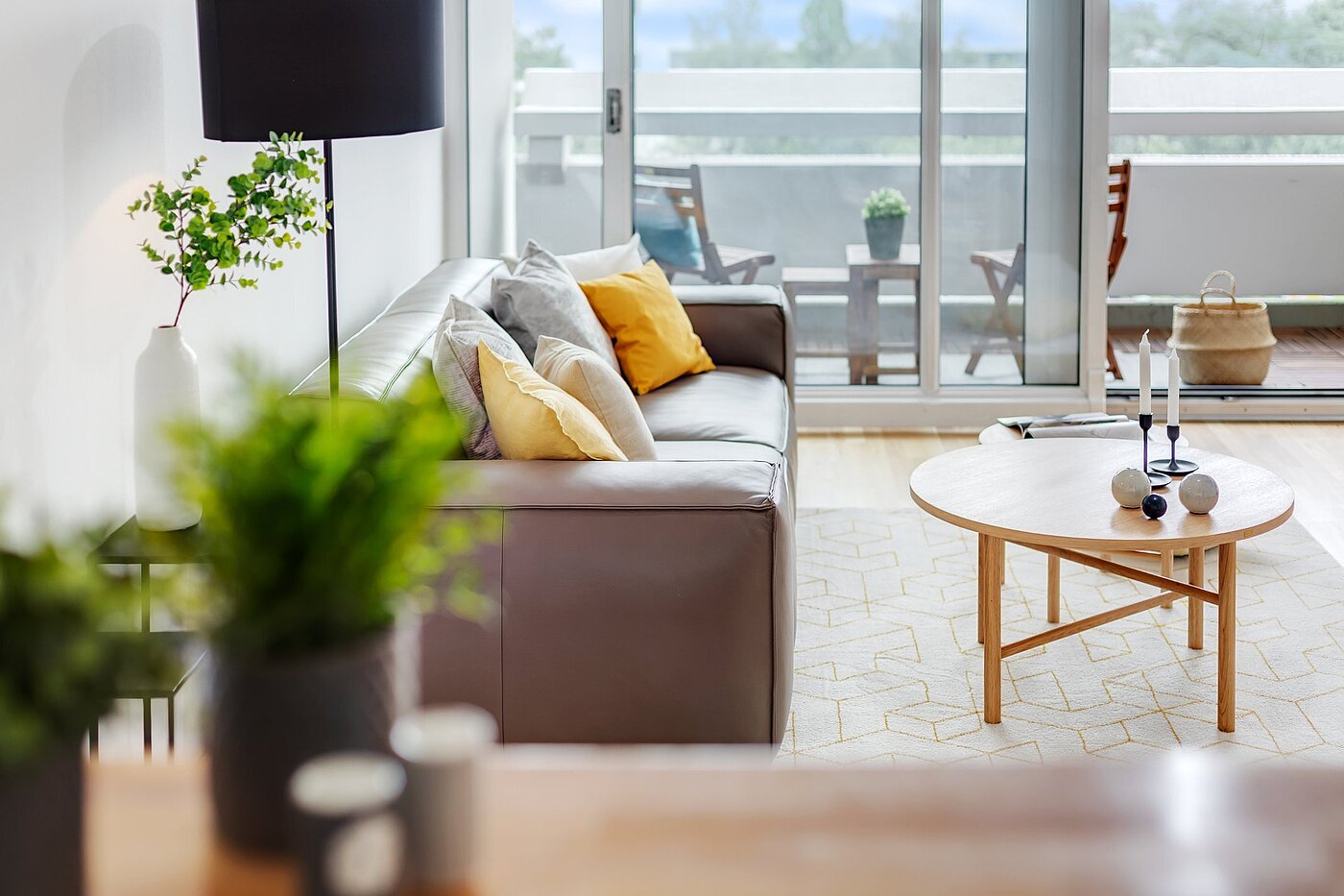 Apartamento de 3 habitaciones | München-Milbertshofen | 1905ML7 | Helles Wohnzimmer