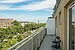 Sonniger Balkon