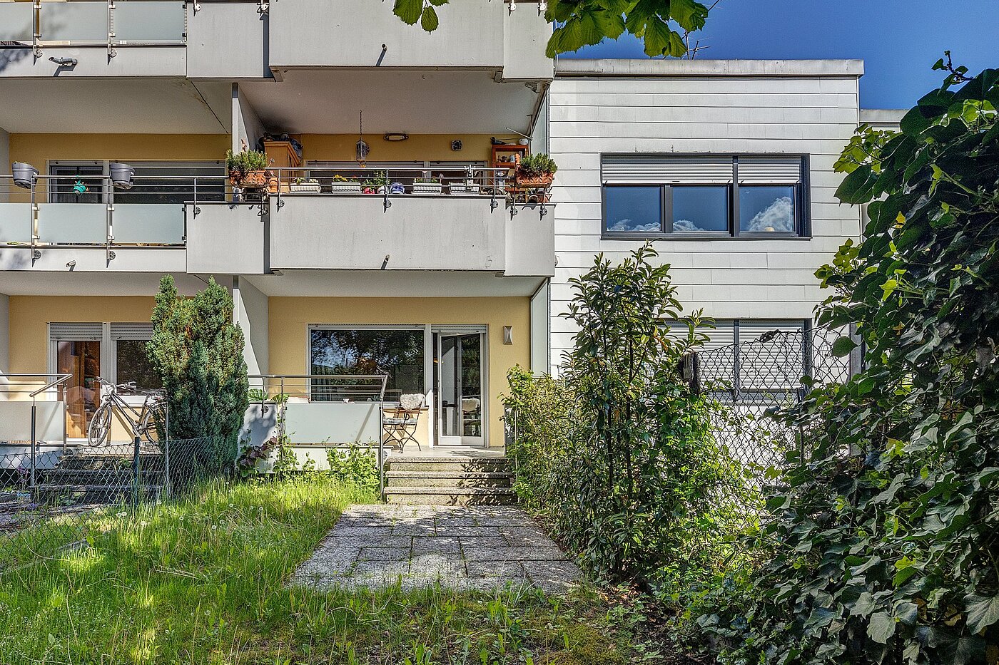 Apartamento de 1 habitación | München-Freimann | 2105ML4 | Blick vom Garten aus
