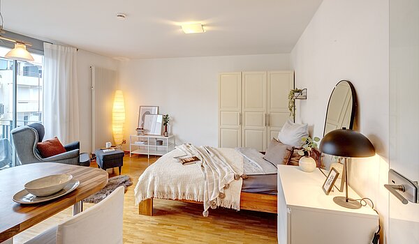 Apartment de 1 habitación | München-Milbertshofen | 70188 | Schlafen