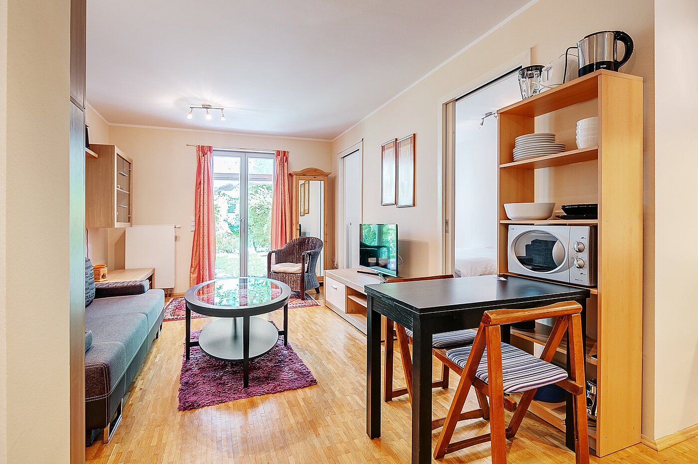 Piso en planta baja de 1.5 habitaciones | München-Ramersdorf | 2004ML6 | ... Zugang zum Garten