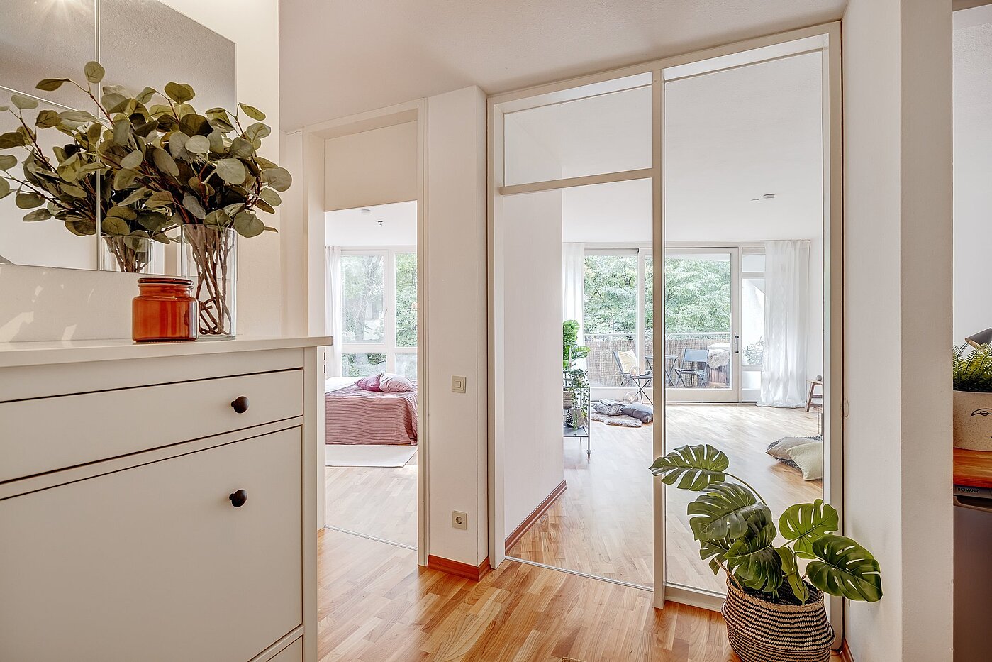 Apartamento de 2 habitaciones | München-Schwabing | 2109ML3 | Blick vom Eingangsbereich