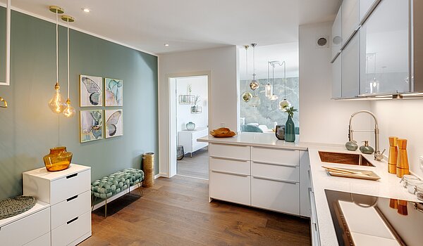 Apartamento de 3 habitaciones | München-Sendling | 70167 | ...mit Durchreiche ins Wohnzimmer