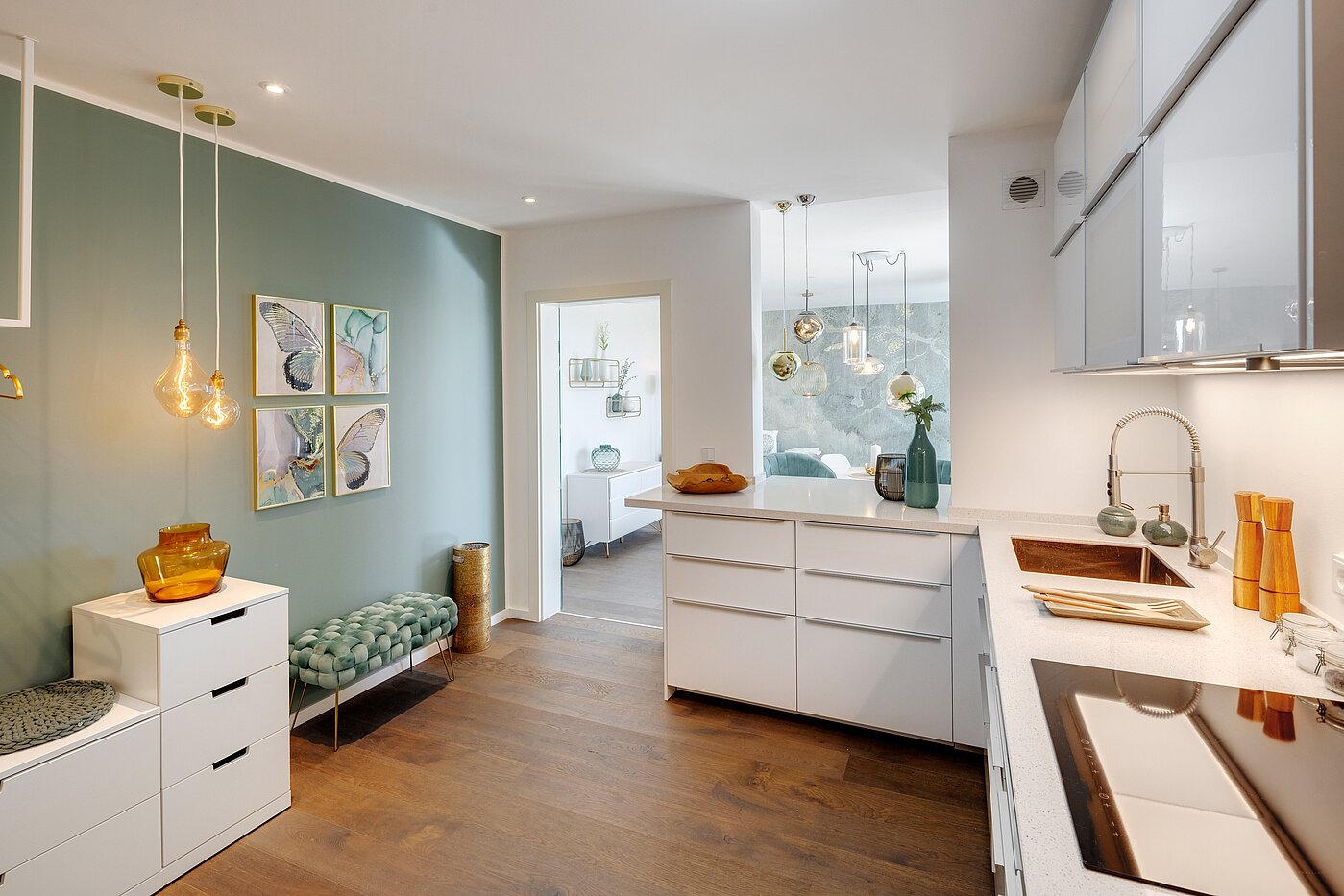 Apartamento de 3 habitaciones | München-Sendling | 70167 | ...mit Durchreiche ins Wohnzimmer